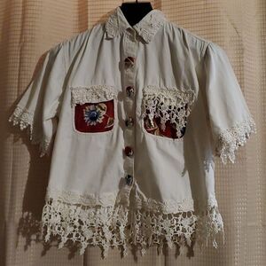 ROSETTES VINTAGE  Button Up